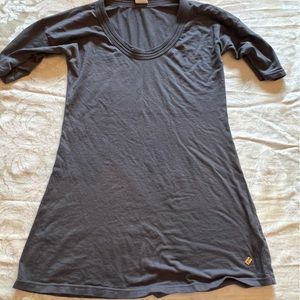 Tt Collection Dark Gray Short Sleeve Tee